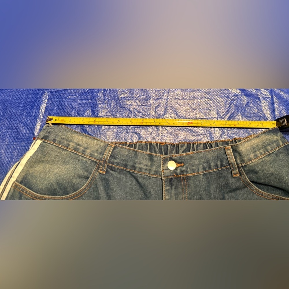 SHEIN Women’s Blue Flare & Wide Leg Jeans Size 4XL - Picture 11 of 15